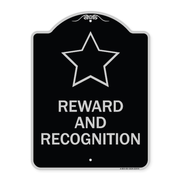 Reward and Recognition Heavy-Gauge Aluminum Architectural Sign, 24" x 18", BS-1824-22976